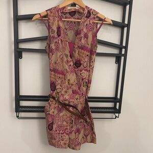 Floral Sleeveless one piece